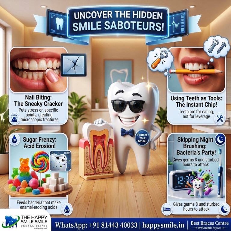 4 Common Habits That Harm Your Teeth